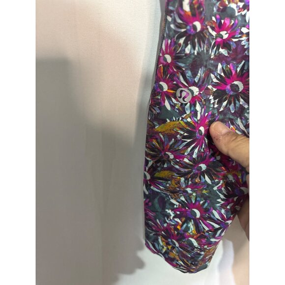 Lululemon Wunder Under High-Rise Leggings 7/8 Length Floral Pattern Multi-Color - Picture 5 of 8